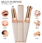 2 In 1 Flawless Facial Hair Removal | 2 In 1 Women’s Electric Epilator Usb Charging Portable Hair Remover Bikini Painless Shaver For Women Body Facial Eyebrow Trimmer - Image 2