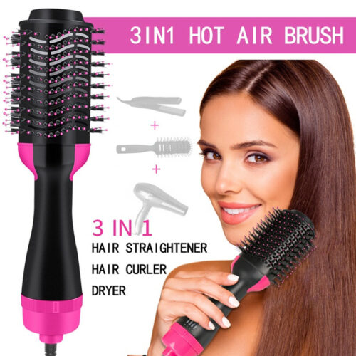 3 In 1 One Step Hot Air Brush (dryer + Styler) - Image 3