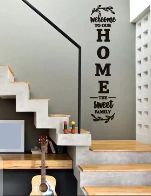 3d Wall Art “welcome To Our Home The Sweet Family” Wall Decoration For Home Office Dorm - Image 6