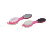 4 In 1 Foot Scrubber | Multi Use Pedicure Paddle Brush – 4 Step Pedicure Cleanse, Scrub, File And Buff - Image 3