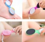 4 In 1 Foot Scrubber | Multi Use Pedicure Paddle Brush – 4 Step Pedicure Cleanse, Scrub, File And Buff - Image 5