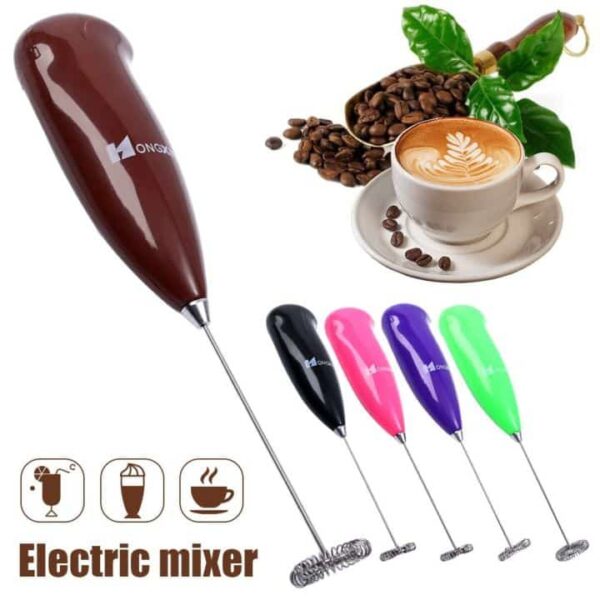 Handheld Electric Stirrer Milk Frother  Foam Maker Cappuccino Frother Latte Frother Coffee Frother Hand Mixer Egg Beater
