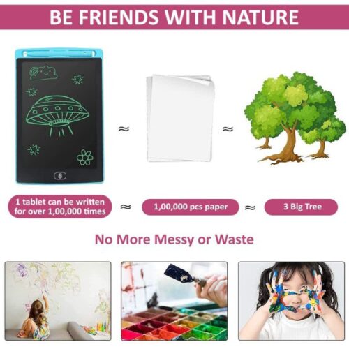 Multi Colour Lcd Writing Pad Lcd Tablet Toy for kids - Image 6