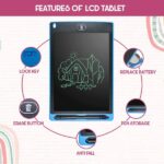 Multi Colour Lcd Writing Pad Lcd Tablet Toy for kids - Image 7