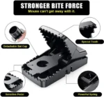 Heavy Duty Plastic Mouse Trap (black Color) - Image 2