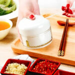 Mini Powerful Meat Grinder Hand-power Food Chopper Mincer Mixer Blender Chop Meat Fruit Vegetable Nuts Shredder - Image 2