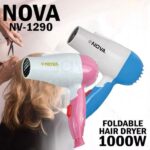 Nova Foldable Hair Dryer – Nv 1290 (random Color)