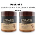 Pack Of 2 | Keratin Hair Mask Treatment Your Secret To Shiny, Healthy Hair – 500ml