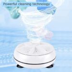 Portable Usb Travel Washer | Ultrasonic Rotating Turbine Washing Machine For Socks Underwear Dishes Clothes - Image 7