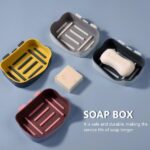 Wall Mounted Soap Dish Holder For Bathroom | Wall Mounted Soap Bar, Holder Rack For Shower Wall, Kitchen, Bathroom (random Color) - Image 2