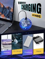 Flying Orb Ball for Kids Adults, Hand Controlled Boomerang Ball, Soaring Flying Spinner Mini Drone, Hover Flying Ball Toy with LED Lights, Drone Ball Endless Tricks Gifts for Boys Girls - Image 3