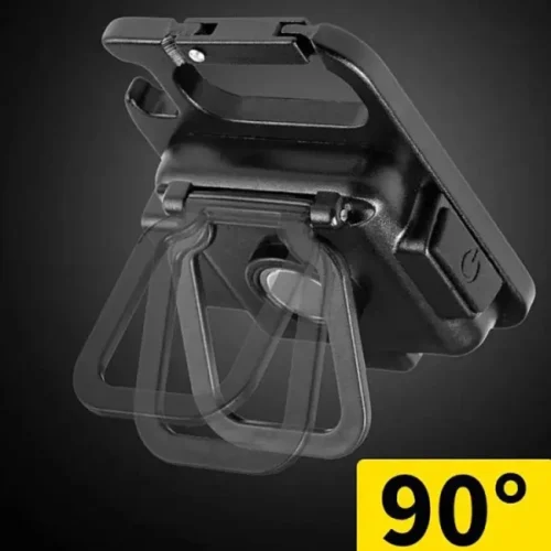 Black Metal Led Cob Light Key Chain & Multifunction - Image 4