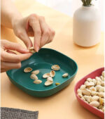 Colorful Stackable Plastic Plate Set - Image 3