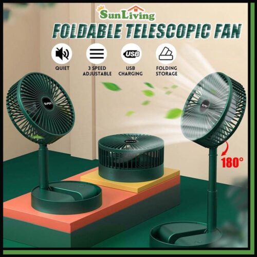 Desktop Foldable Retractable Small Fan - Image 2