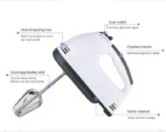 Scarlett 7-Speed Electric Hand Mixer – With Beaters & Dough Hooks - Image 4