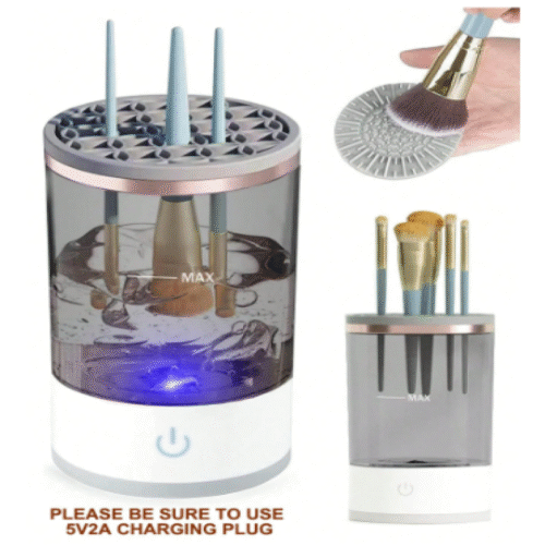 Electric Makeup Brush Cleaner Machine – Clean & Dry in 30 Sec - Image 2