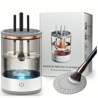 Electric Makeup Brush Cleaner Machine – Clean & Dry in 30 Sec