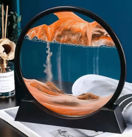 Moving Sand Art Picture Frame – Dynamic Flowing Landscape Decor