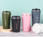 Travel Mug 510ml, Insulated Reusable Coffee Cup with Leakproof Lid, Double Walled Stainless Steel Thermos Keep Drinks Hot and Cold(rendom colours)