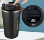 Travel Mug 510ml, Insulated Reusable Coffee Cup with Leakproof Lid, Double Walled Stainless Steel Thermos Keep Drinks Hot and Cold(rendom colours) - Image 4
