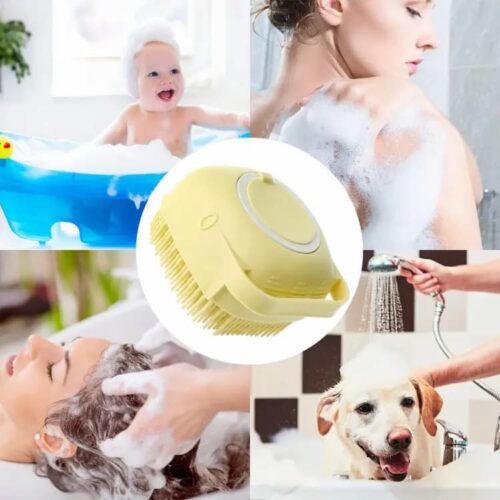 Silicone Bath Body Brush pack of 3 - Image 4