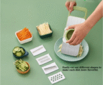 5-in-1 Vegetable Slicer and Grater – Multi Blade Kitchen Cutter - Image 2